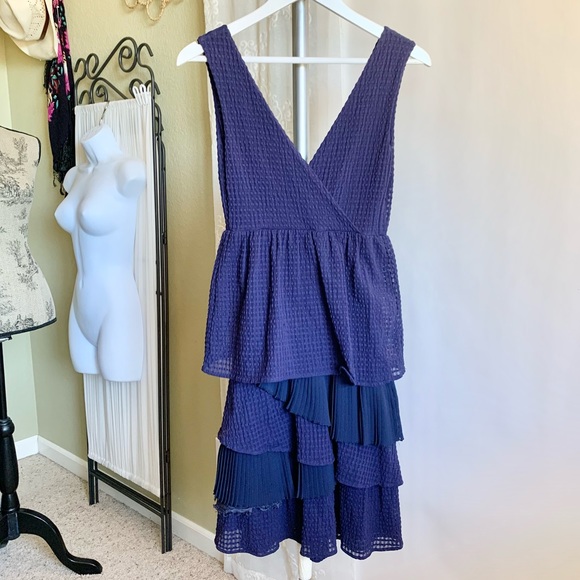 Anthropologie Ric Rac Tiered Flapper Dress - Picture 3 of 13